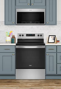 Whirlpool 5.2 Cu. Ft. Electric Range with Frozen Bake™ - YWFE505W0JZ | Cuisinière électrique Whirlpool de 5,2 pi3 avec technologie Frozen BakeMC - YWFE505W0JZ | YWFE505Z