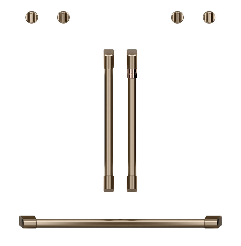 Café Handle Kit for 30" Wall Oven in Brushed Bronze - CXWDFHKPMBZ | Trousse de poignées Café bronze brossé pour four mural de 30 po - CXWDFHKPMBZ | CXWDFMBZ