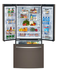 GE Profile 20.8 Cu. Ft. French-Door Refrigerator - PNE21NMLKES | Réfrigérateur GE Profile de 20,8 pi³ à portes françaises – PNE21NMLKES | PNE21KES