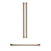 Café 3-Piece Handle Kit for French-Door Refrigerator in Brushed Bronze - CXMB3H3PNBZ | Trousse de poignées Café 3 pièces pour réfrigérateur à portes françaises - CXMB3H3PNBZ | CXMB3HBZ