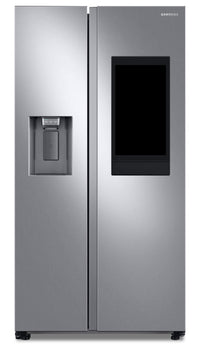 Samsung 21.5 Cu. Ft. Family Hub™ Side-by-Side Refrigerator - RS22T5561SR/A | Réfrigérateur Samsung Family HubMC de 21,5 pi³ à compartiments juxtaposés - RS22T5561SR/ AC  | RS22T55S