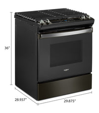 Whirlpool 5 Cu. Ft. Gas Range with Frozen Bake™ - WEG515S0LV | Cuisinière à gaz Whirlpool de 5 pi3 avec technologie de cuisson Frozen BakeMC - WEG515S0LV | WEG515LV