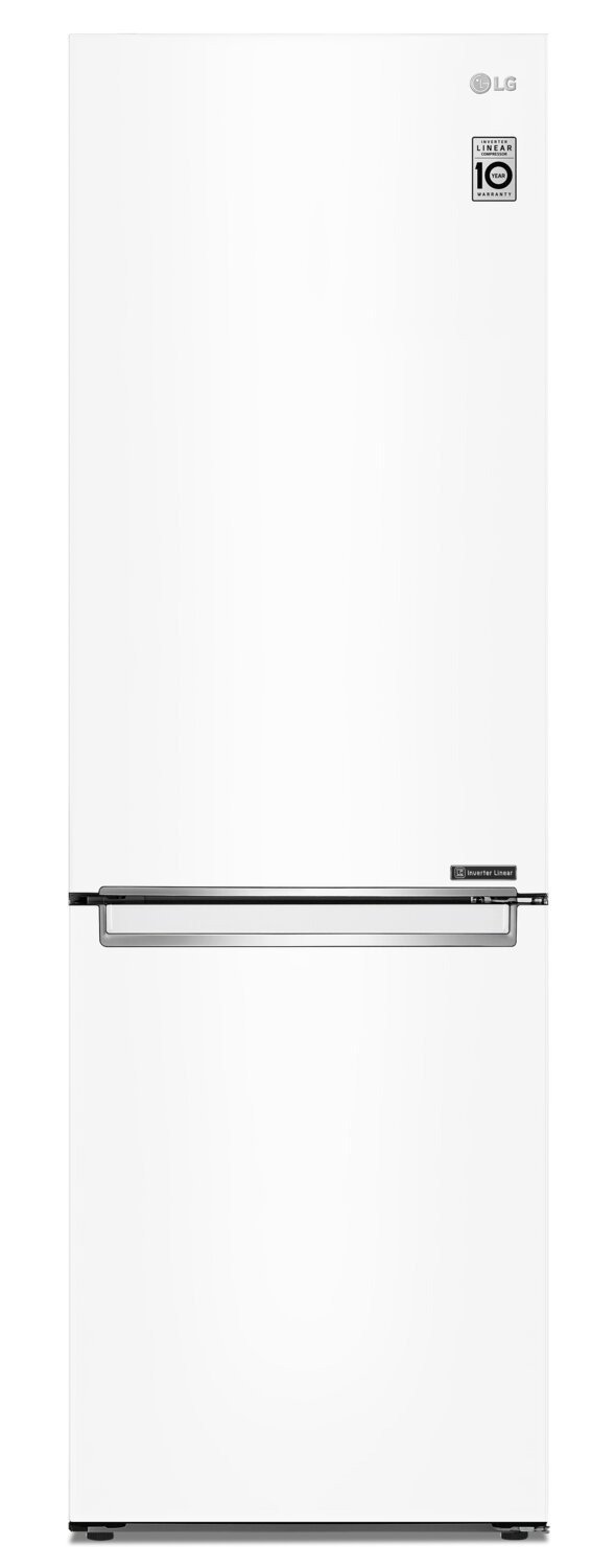 LG 12 Cu. Ft. Counter-Depth Bottom-Freezer Refrigerator - LBNC12231W | Réfrigérateur LG de 12 pi3 de profondeur comptoir à congélateur inférieur - LBNC12231W | LBNC122W