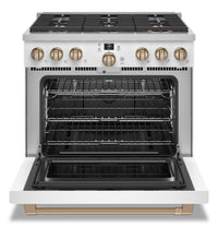 Café 6.2 Cu. Ft. Smart Commercial-Style 6-Burner Gas Range - CGY366P4TW2 | Cuisinière à gaz intelligente Café de style commercial de 6,2 pi3 à 6 brûleurs - CGY366P4TW2 | CGY366TW