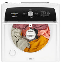 Whirlpool 5.4 / 5.5 Cu. Ft. Top-Load Washer with Removable Agitator - WTW5057LW | Laveuse Whirlpool à chargement par le haut de 5,4 pi3/5,5 pi3 avec agitateur amovible - WTW5057LW | WTW5057W