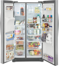 Frigidaire 22.3 Cu. Ft. Counter Depth Side-by-Side Refrigerator - GRSC2352AF | Réfrigérateur Frigidaire de 22,3 pi³ de profondeur comptoir à compartiments juxtaposés – GRSC2352AF | GRSC235F