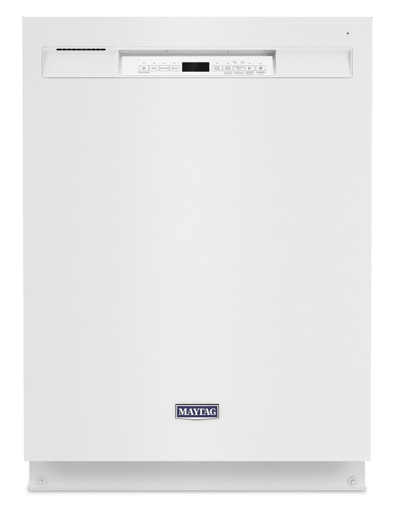 Maytag Front-Control Dishwasher with Dual Power Filtration - MDB4949SKW | Lave-vaisselle Maytag, commandes à l’avant et système de filtration à double puissance - MDB4949SKW | MDB494KW