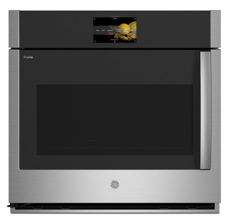 GE Profile 5 Cu. Ft. Wall Oven with Left Hand Swing Door - PTS700LSNSS | Four mural GE ProfileMC de 5 pi3 avec charnières de porte à gauche - PTS700LSNSS | PTS700LS