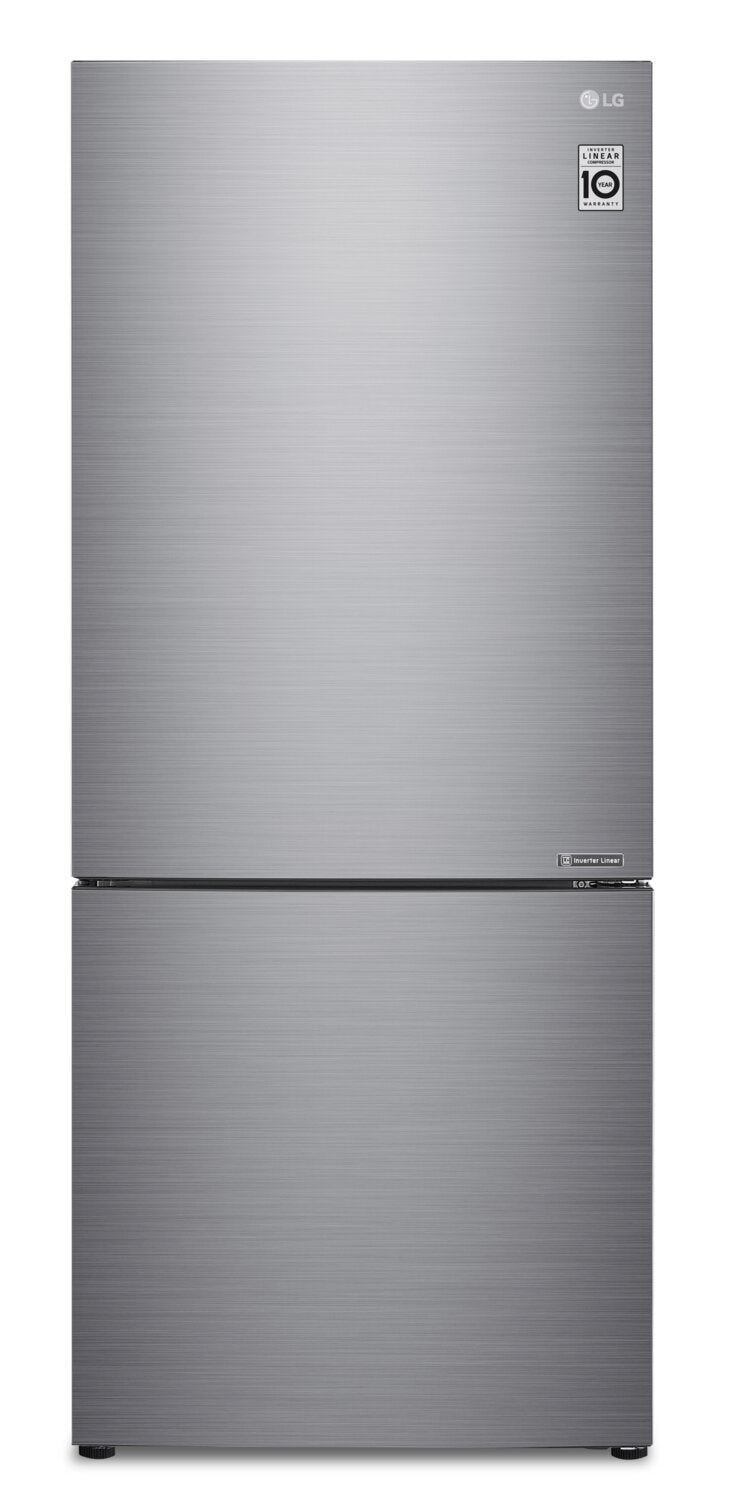 LG 15 Cu. Ft. Counter-Depth Bottom-Freezer Refrigerator - LBNC15251V | Réfrigérateur LG de 15 pi3 de profondeur comptoir à congélateur inférieur - LBNC15251V | LBNC155V