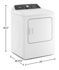 Whirlpool 7 Cu. Ft. Electric Dryer with Steam - YWED5050LW | Sécheuse électrique Whirlpool de 7 pi³ avec vapeur - YWED5050LW | YWED505W