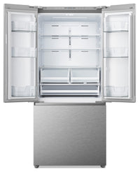 Hisense 20.8 Cu. Ft. French-Door Refrigerator - RF210N6ASE | Réfrigérateur Hisense de 20,8 pi³ à portes françaises - RF210N6ASE | RF210N6S