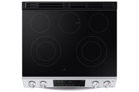 Samsung 6.3 Cu. Ft. Slide-In Electric Range with Wi-Fi Connect - NE63T8111SS/AC - Electric Range in Fingerprint Resistant Stainless Steel