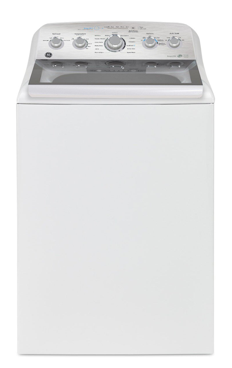 GE 5 Cu. Ft. Top-Load Washer with SaniFresh - GTW580BMRWS | Laveuse GE à chargement par le haut de 5 pi3 avec SaniFresh – GTW580BMRWS | GTW580BW