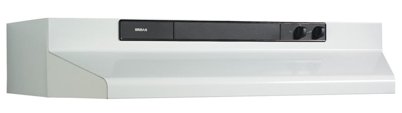 Broan 30" Under-Cabinet Range Hood - BU330WH | Hotte de cuisinière sous l'armoire Broan de 30 po – BU330WH | BU330WHL