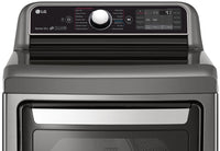 LG 7.3 Cu. Ft. TurboSteam™ Dryer with EasyLoad™ Dual-Opening Door - DLEX7900VE | Sécheuse LG de 7,3 pi3 avec technologie TurboSteamMC et porte EasyLoadMC - DLEX7900VE  | DLEX790V