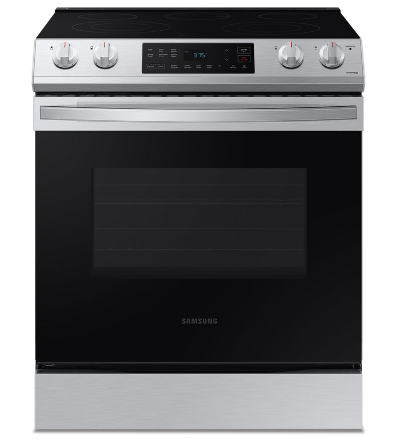 Samsung 6.3 Cu. Ft. Electric Range with Wi-Fi Connect - NE63T8111SS/AC | Cuisinière électrique encastrée Samsung de 6,3 pi³ avec connectivité Wi-Fi – NE63T8111SS/AC | NE63T81S