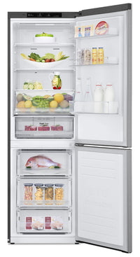 LG 12 Cu. Ft. Counter-Depth Bottom-Freezer Refrigerator - LBNC12231V | Réfrigérateur LG de 12 pi3 de profondeur comptoir à congélateur inférieur - LBNC12231V | LBNC122V