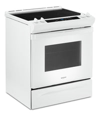 Whirlpool 4.8 Cu. Ft. Electric Range with Frozen Bake™ - YWEE515S0LW | Cuisinière électrique Whirlpool de 4,8 pi3 avec technologie Frozen BakeMC - YWEE515S0LW | YWEE515W