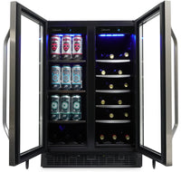 Silhouette Emmental 5.1 Cu. Ft. Dual Zone French-Door Beverage Centre - SBC051D1BSS | Refroidisseur à boissons Silhouette Emmental de 5,1 pi3 à portes françaises à 2 zones - SBC051D1BSS | SBC051DS