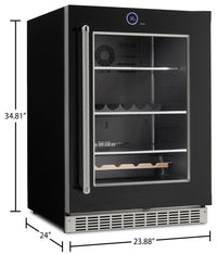 Silhouette Reserve 5 Cu. Ft. Right-Opening Beverage Centre  - SRVBC050R | Refroidisseur à boissons Silhouette Reserve de 5 pi3 avec ouverture à droite - SRVBC050R | SRVBC050