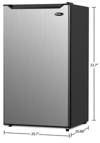 Danby Diplomat 4.4 Cu. Ft. Compact Refrigerator - DCR044B1SLM | Réfrigérateur compact Danby Diplomat de 4,4 pi3 - DCR044B1SLM | DCR044BS