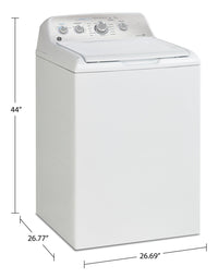 GE 4.9 Cu. Ft. Top Load Washer with SaniFresh Cycle - GTW451BMRWS | Laveuse GE à chargement par le haut de 4,9 pi3 avec cycle SaniFresh – GTW451BMRWS | GTW451BW