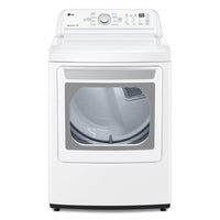 LG 7.3 Cu. Ft. Electric Dryer - DLE7150W | Sécheuse électrique LG de 7,3 pi³ – DLE7150W | DLE7150W