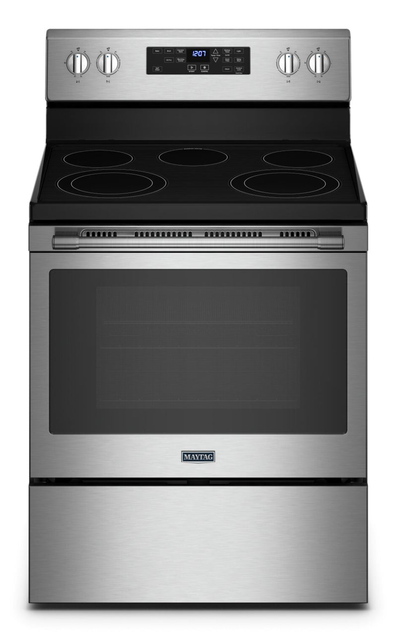 Maytag 5.3 Cu. Ft. Electric Range with Air Fry - YMER7700LZ | Cuisinière électrique Maytag de 5,3 pi3 avec friture à air – YMER7700LZ | YMER770S