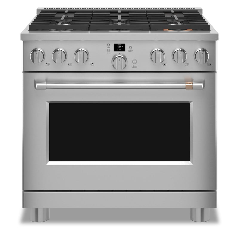 Café 6.2 Cu. Ft. Smart Commercial-Style 6-Burner Gas Range - CGY366P2TS1 | Cuisinière à gaz intelligente Café de style commercial de 6,2 pi3 à 6 brûleurs - CGY366P2TS1 | CGY366TS