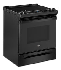 Whirlpool 4.8 Cu. Ft. Electric Range with Frozen Bake™ - YWEE515S0LB | Cuisinière électrique Whirlpool de 4,8 pi3 avec technologie Frozen BakeMC - YWEE515S0LB | YWEE515B