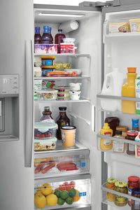 Frigidaire 25.6 Cu. Ft. Side-by-Side Refrigerator - GRSS2652AF | Réfrigérateur Frigidaire de 25,6 pi³ à compartiments juxtaposés - GRSS2652AF | GRSS265F