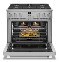 Café 6.2 Cu. Ft. Smart Commercial-Style 6-Burner Gas Range - CGY366P2TS1 | Cuisinière à gaz intelligente Café de style commercial de 6,2 pi3 à 6 brûleurs - CGY366P2TS1 | CGY366TS