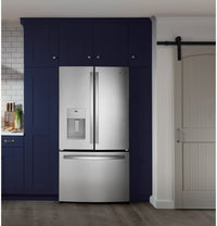 GE 25.6 Cu. Ft. French-Door Refrigerator with External Water Dispenser - GFE26JYMFS | Réfrigérateur GE de 25,6 pi³ à portes françaises avec distributeur d'eau externe – GFE26JYMFS | GFE26JYS