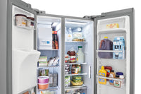 Frigidaire 22.3 Cu. Ft. Side-by-Side Refrigerator - GRSS2352AF | Réfrigérateur Frigidaire de 22,3 pi³ à compartiments juxtaposés - GRSS2352AF | GRSS235F