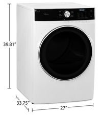 Midea 8 Cu. Ft. Electric Dryer - MLE52N4AWW | Sécheuse électrique Midea de 8 pi3 – MLE52N4AWW | MLE52N4W