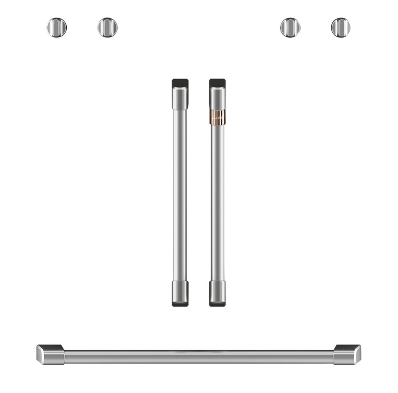 Café Handle Kit for 30" Wall Oven in Brushed Stainless – CXWDFHKPMSS | Trousse de poignées Café cuivre brossé pour four mural de 30 po - CXWDFHKPMSS | CXWDFMSS