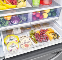 LG 25.1 Cu. Ft. French-Door Refrigerator - LRFNS2503S | Réfrigérateur LG de 25,1 pi³ à portes françaises - LRFNS2503S | LRFNS25S