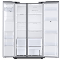 Samsung 21.5 Cu. Ft. Family Hub™ Side-by-Side Refrigerator - RS22T5561SR/A | Réfrigérateur Samsung Family HubMC de 21,5 pi³ à compartiments juxtaposés - RS22T5561SR/ AC  | RS22T55S