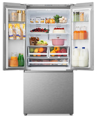 Hisense 20.8 Cu. Ft. French-Door Refrigerator - RF210N6ASE | Réfrigérateur Hisense de 20,8 pi³ à portes françaises - RF210N6ASE | RF210N6S