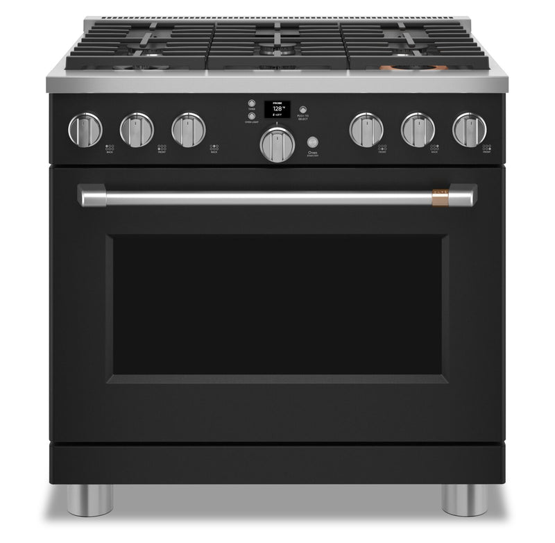 Café 6.2 Cu. Ft. Smart Commercial-Style 6-Burner Gas Range - CGY366P3TD1 | Cuisinière à gaz intelligente Café de style commercial de 6,2 pi3 à 6 brûleurs - CGY366P3TD1 | CGY366TD