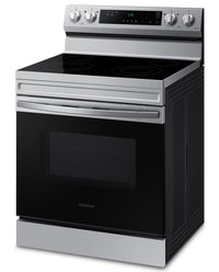 Samsung 6.3 Cu. Ft. Freestanding Electric Range with Wi-Fi - NE63A6111SS/AC | Cuisinière électrique amovible Samsung de 6,3 pi3 avec Wi-Fi - NE63A6111SS/AC | NE63A611