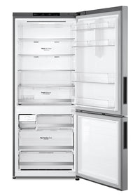 LG 15 Cu. Ft. Counter-Depth Bottom-Freezer Refrigerator - LBNC15251V | Réfrigérateur LG de 15 pi3 de profondeur comptoir à congélateur inférieur - LBNC15251V | LBNC155V