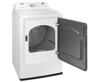 Samsung 7.2 Cu. Ft. Electric Dryer with Sensor Dry - DVE45T3200W/AC | Sécheuse électrique Samsung de 7,2 pi³ avec séchage par capteur - DVE45T3200W/AC | DVE45T32