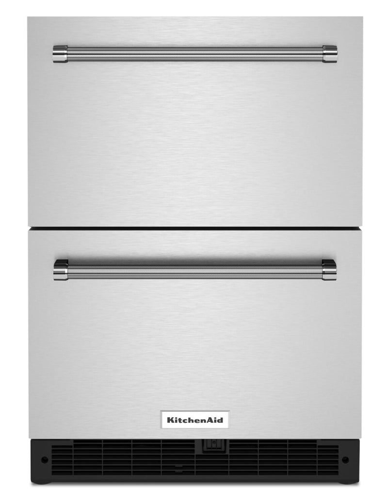 KitchenAid 4.4 Cu. Ft. Under-Counter Refrigerator - KUDR204KSB | Réfrigérateur sous le comptoir KitchenAid de 4,4 pi3 - KUDR204KSB | KUDR20KS