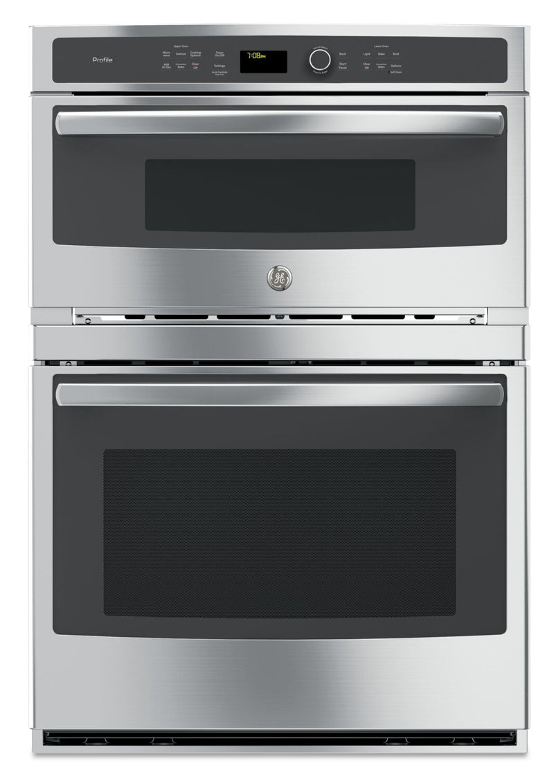 GE Profile 6.7 Cu. Ft. Built-In Combination Microwave and Wall Oven - PT7800SHSS | Four mural encastré combiné à un four à micro-ondes GE ProfileMC de 6,7 pi3 - PT7800SHSS | PT7800SS