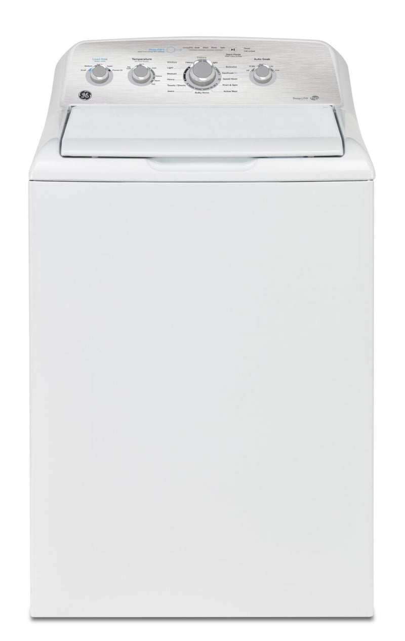 GE 4.9 Cu. Ft. Top Load Washer with SaniFresh Cycle - GTW451BMRWS | Laveuse GE à chargement par le haut de 4,9 pi3 avec cycle SaniFresh – GTW451BMRWS | GTW451BW