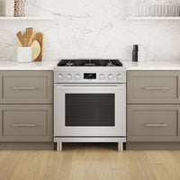 Bosch 800 Series 3.9 Cu. Ft. Dual Fuel Freestanding Range - HDS8055C | Cuisinière hybride amovible Bosch de série 800 - HDS8055C | HDS8055C