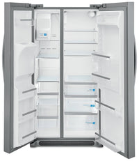 Frigidaire 25.6 Cu. Ft. Side-by-Side Refrigerator - GRSS2652AF | Réfrigérateur Frigidaire de 25,6 pi³ à compartiments juxtaposés - GRSS2652AF | GRSS265F