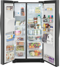 Frigidaire 22.3 Cu. Ft. Counter Depth Side-by-Side Refrigerator - GRSC2352AD | Réfrigérateur Frigidaire de 22,3 pi³ de profondeur comptoir à compartiments juxtaposés – GRSC2352AD | GRSC235D