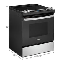 Whirlpool 4.8 Cu. Ft. Electric Range with Frozen Bake™ - YWEE515S0LS | Cuisinière électrique Whirlpool de 4,8 pi3 avec technologie Frozen BakeMC - YWEE515S0LS | YWEE515S